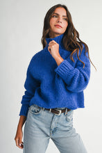 Load image into Gallery viewer, 3483IK Soft Brushed Mock Neck Sweater

