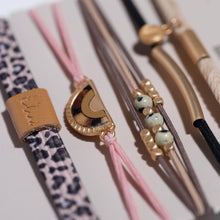 Load image into Gallery viewer, "Wild" Animal Print with Pink Accent Hair Tie Bracelets
