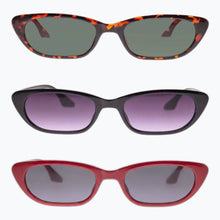 Load image into Gallery viewer, Dynasty - Retro Slim Polarized Cat-Eye Sunglasses
