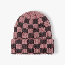 Load image into Gallery viewer, CHECKER SOFT PLUSH BEANIE HAT | 40BN917
