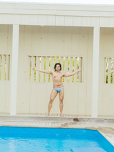 Load image into Gallery viewer, CTS EMERALD RETRO STRIPE SWIM BRIEF
