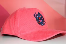 Load image into Gallery viewer, CHRIS TURK PINK DISCO BALL CORDUROY HAT
