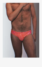 Load image into Gallery viewer, CTS RED WATERMARBLE SWIM BRIEF
