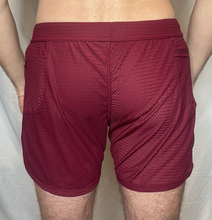 Load image into Gallery viewer, CTS SWIM TO GYM MESH SHORT - OXBLOOD
