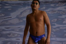 Load image into Gallery viewer, CTS BLUE METALLIC SWIM BRIEF
