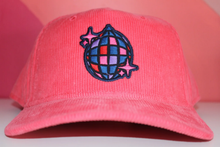 Load image into Gallery viewer, CHRIS TURK PINK DISCO BALL CORDUROY HAT
