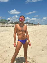 Load image into Gallery viewer, CTS BLUE METALLIC SWIM BRIEF
