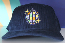 Load image into Gallery viewer, CTS NAVY DISCO BALL CORDUROY HAT
