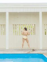 Load image into Gallery viewer, CTS MARIGOLD STRIPED SWIM BRIEF
