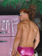 Load image into Gallery viewer, CTS PINK METALLIC SWIM BRIEF
