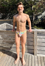 Load image into Gallery viewer, CTS BRIGHT FLORAL SWIM BRIEF
