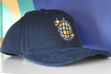 Load image into Gallery viewer, CTS NAVY DISCO BALL CORDUROY HAT
