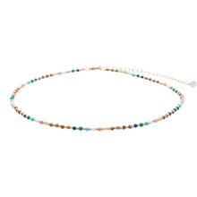 Load image into Gallery viewer, Lotus &amp; Luna 2mm Healing Necklace - Master Healer Beaded Gold

