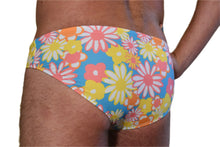 Load image into Gallery viewer, CHRIS TURK BRIGHT FLORAL PRINT SWIM BRIEF

