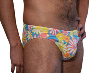 Load image into Gallery viewer, CHRIS TURK BRIGHT FLORAL PRINT SWIM BRIEF
